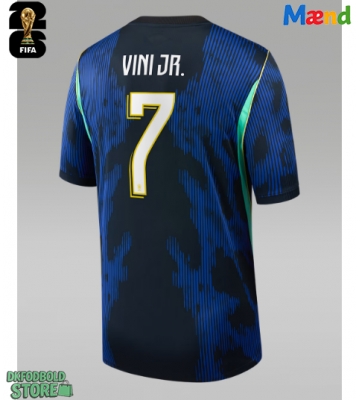 Brasilien Vinicius Junior #7 Replika Udebanetrøje VM 2026 Kortærmet